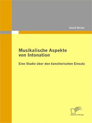 cover image of Musikalische Aspekte von Intonation
